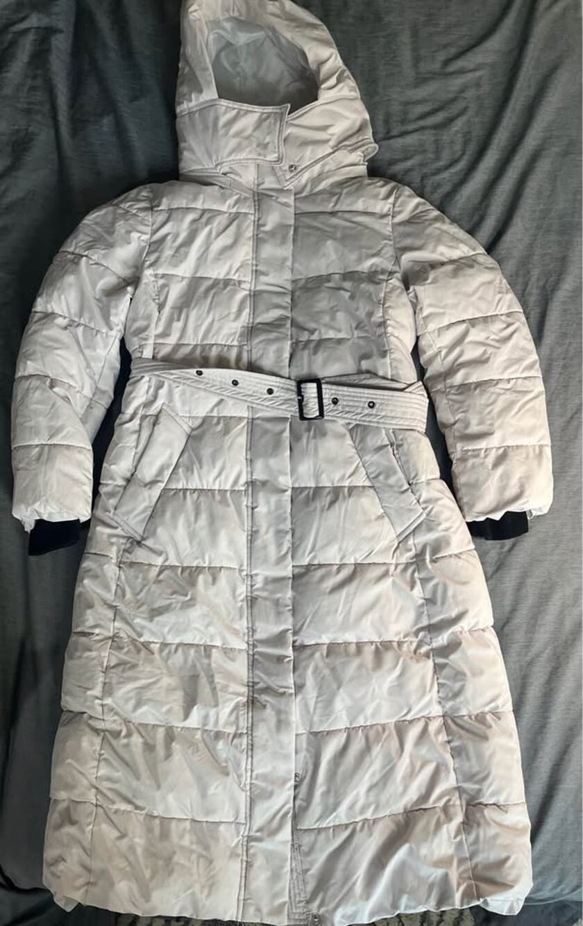 NVLT Long Belted Puffer Coat Size S
